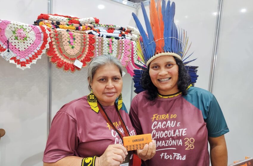 Chocolate do povo Juruna é presença marcante na Feira do Chocolate Amazônia & Flor Pará