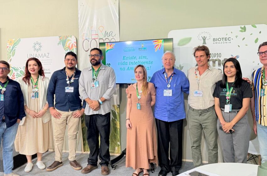  Hambúrguer vegano feito do caroço do cupuaçu é apresentado no stand da UNAMAZ e BioTec-Amazônia na COP30